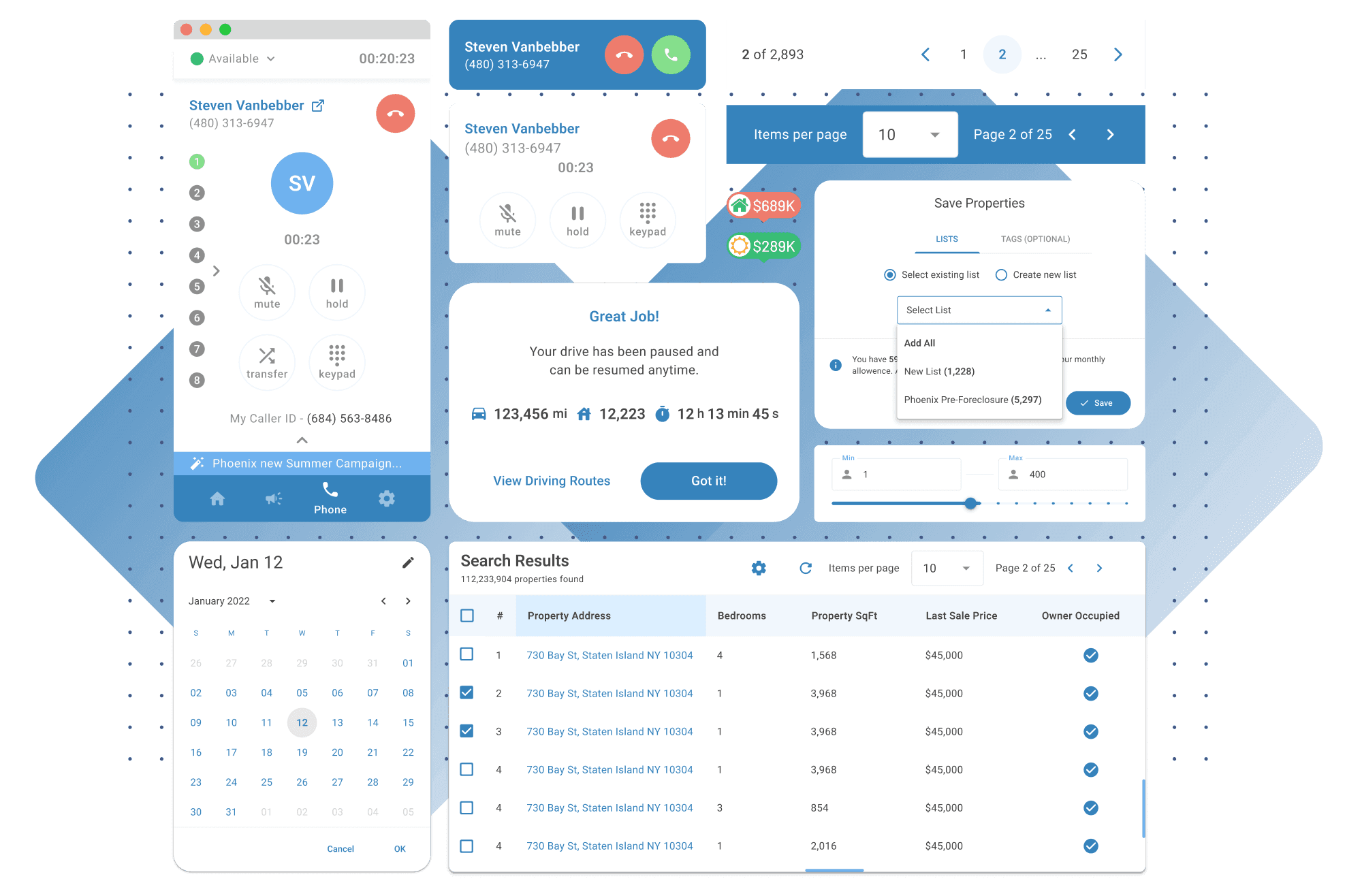 Sistema de diseño de BatchService