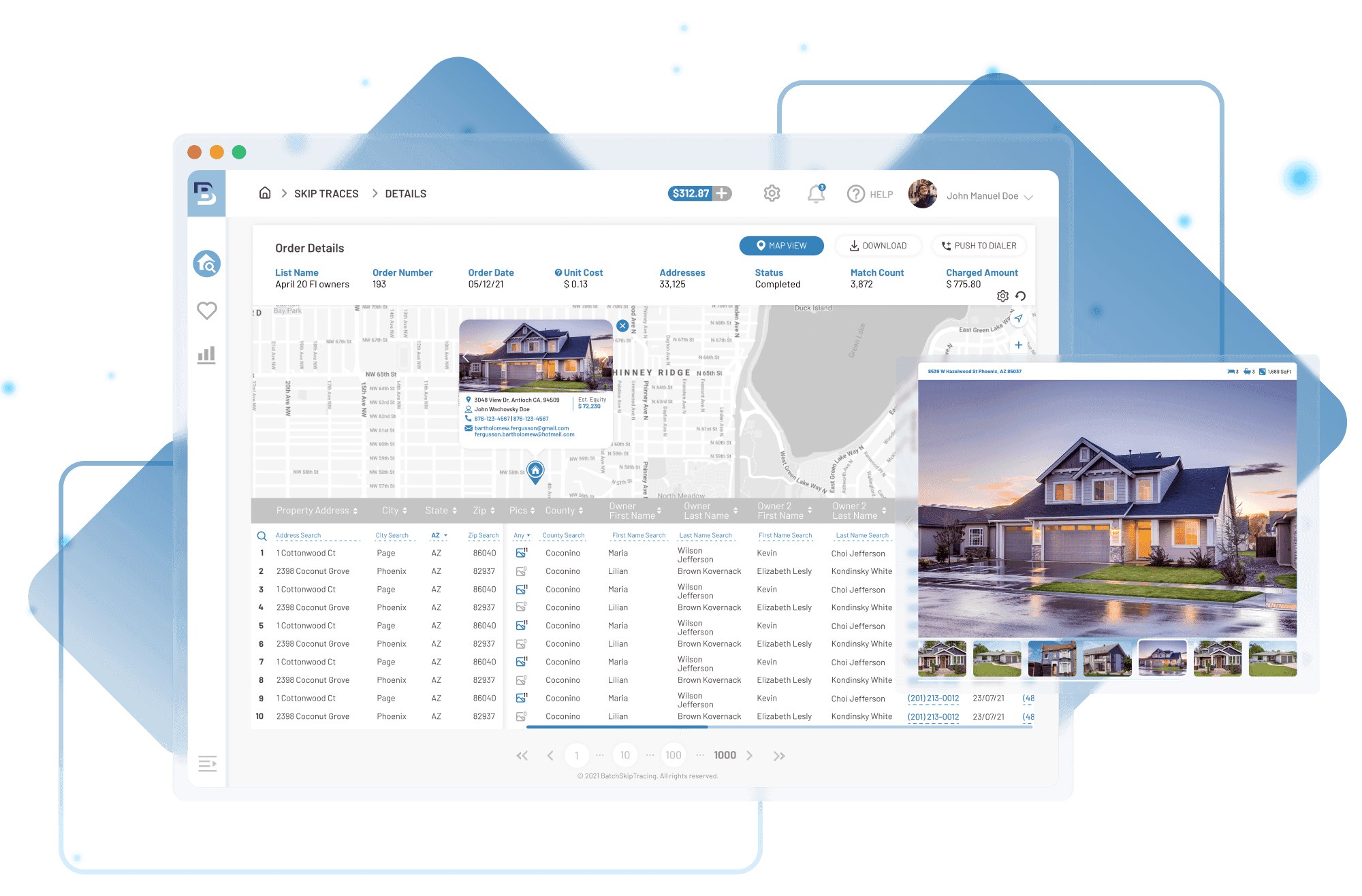 BatchSkipTracing — diseño de producto