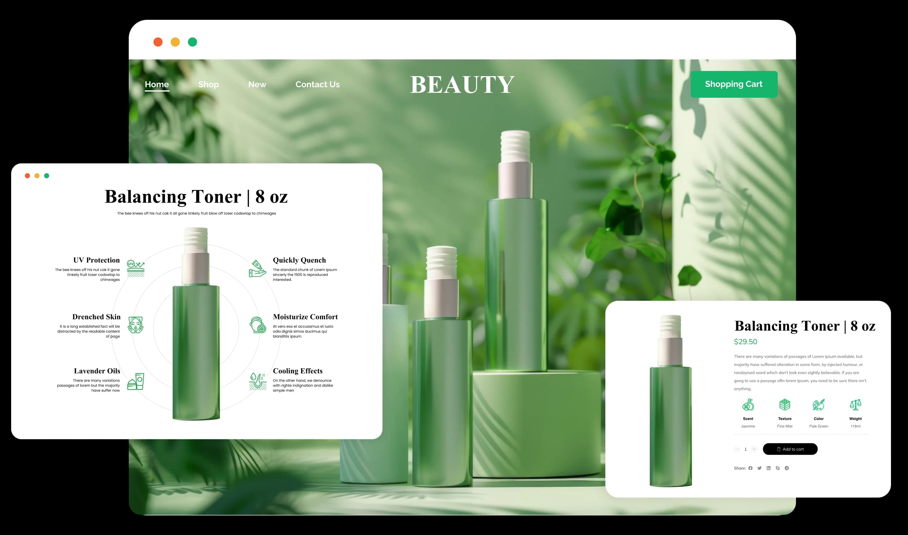 Web development for beauty and fashion brands