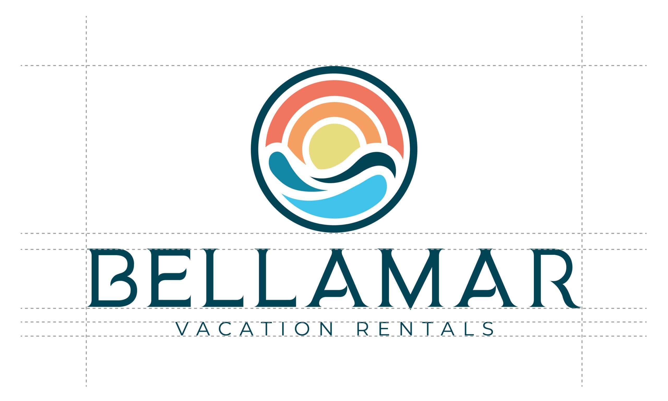 Estructura del logotipo de Bellamar