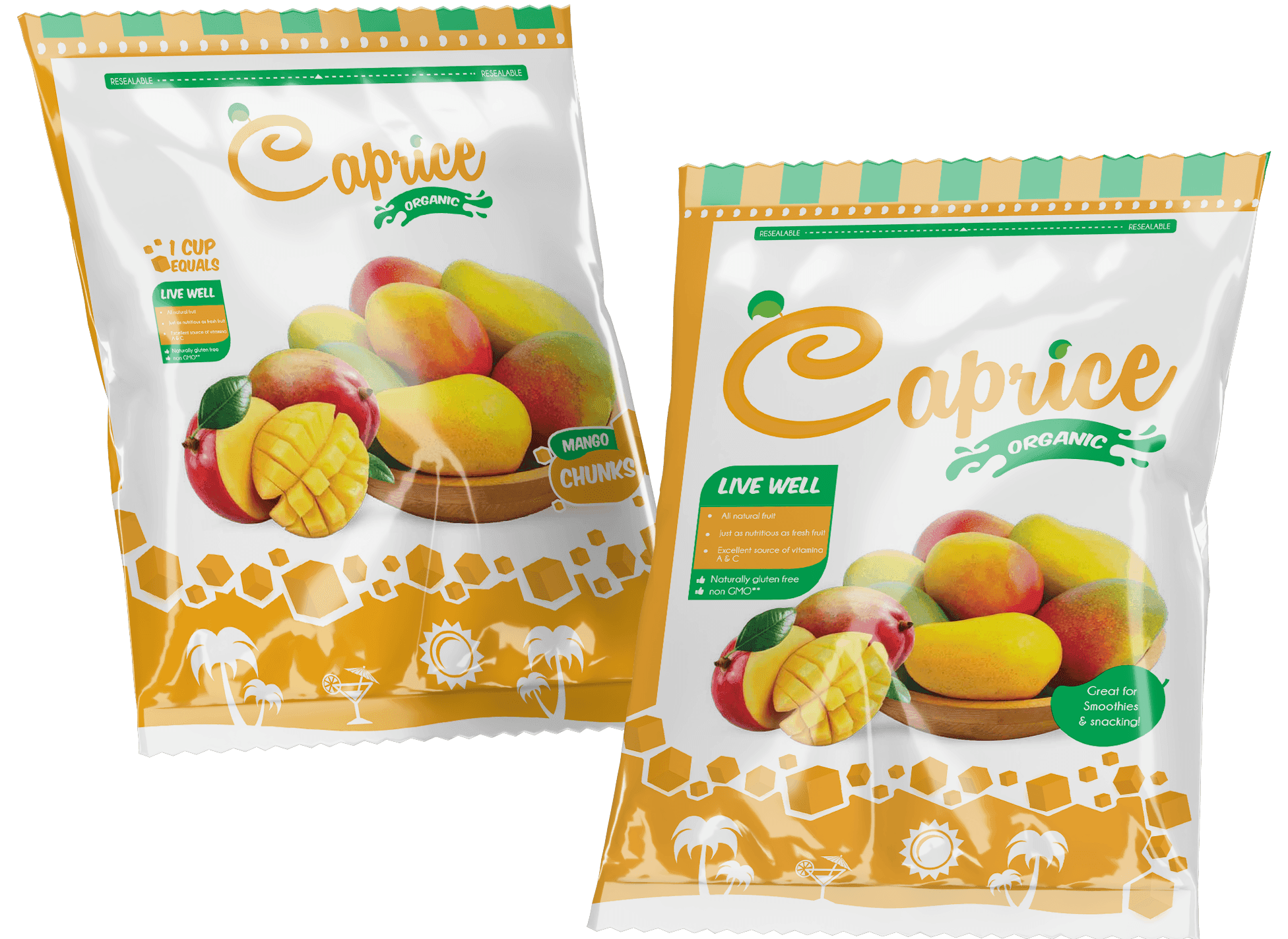Trozos de mango Caprice Organic