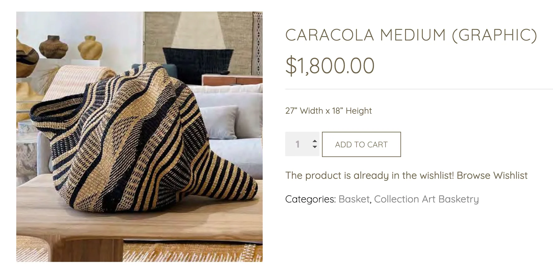 Ficha de producto de la tienda de Cunavi