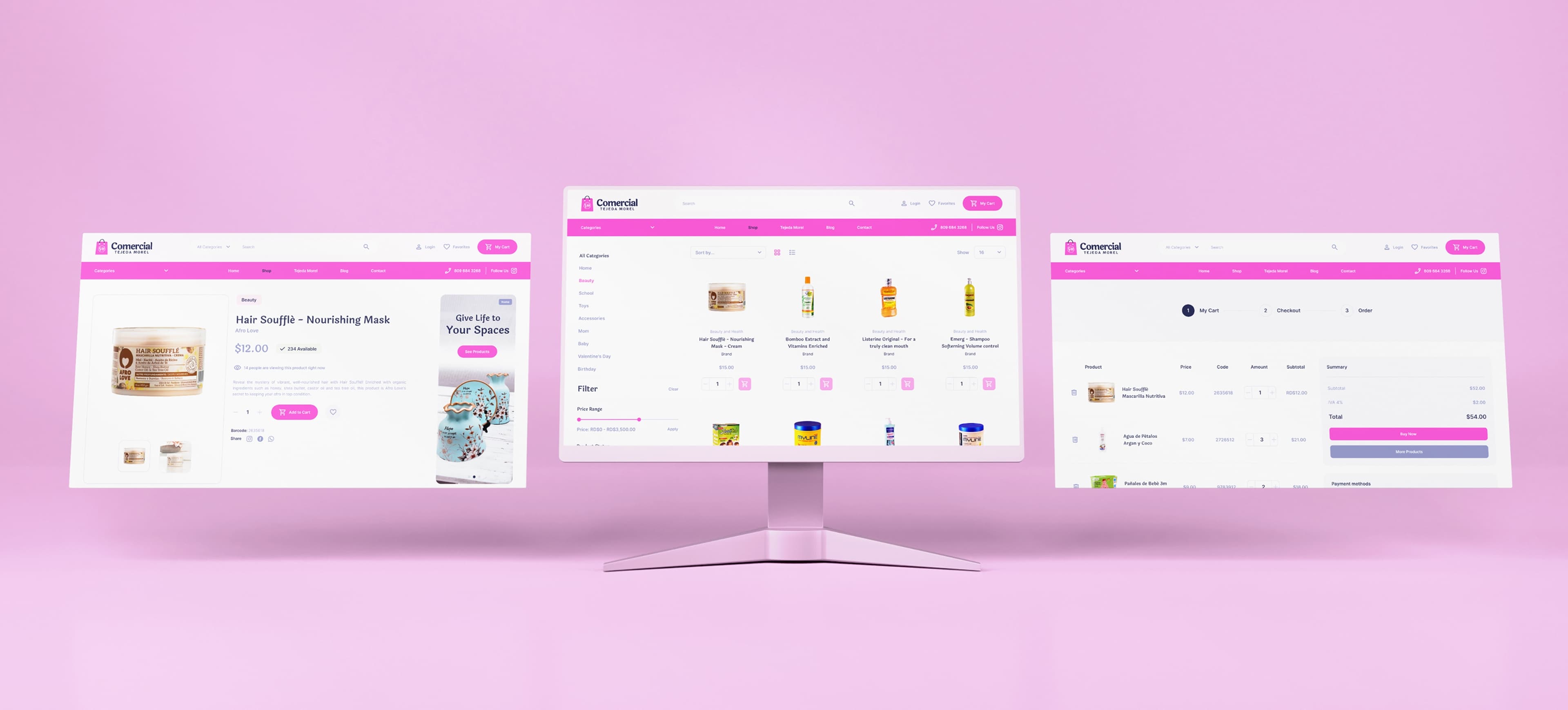 Sistema de diseño web de Tejeda Morel