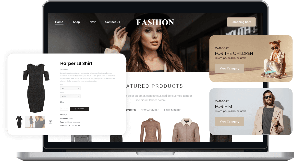 Una marca de belleza y moda que vende en línea