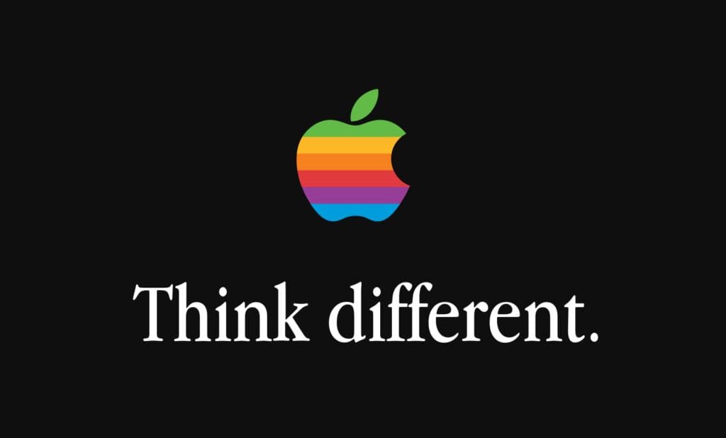 - branding - think different - ui/ux