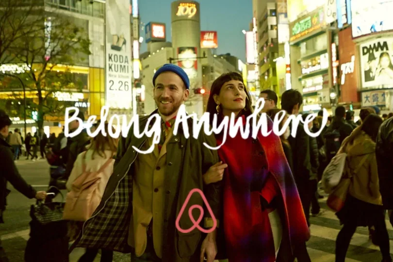 Ejemplo de la campaña "belong anywhere" de airbnb