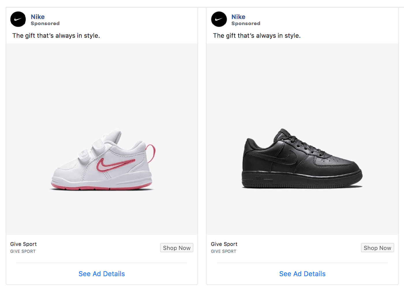 - comercio electrónico - nike ad 1 - ux/ui