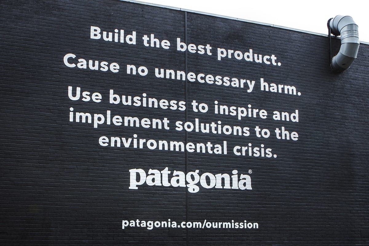 - trust - patagonia mission - branding