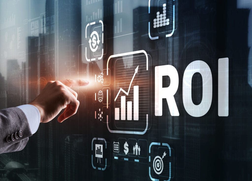 - roi - use tools to measure marketing roi - ux/ui