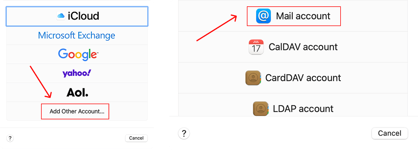 Otra cuenta de correo