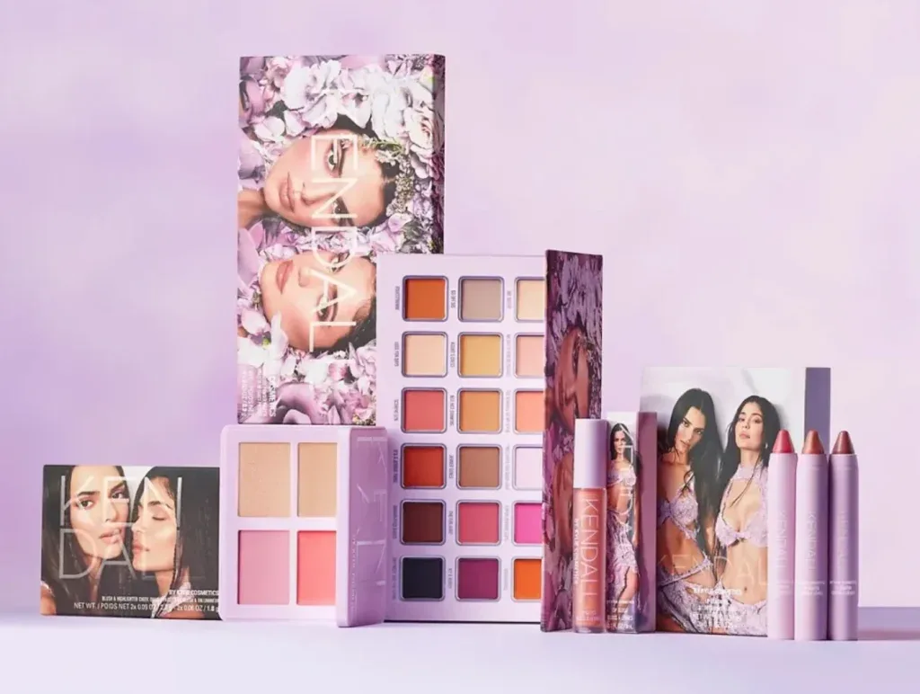 Example: kylie cosmetics and kendall jenner