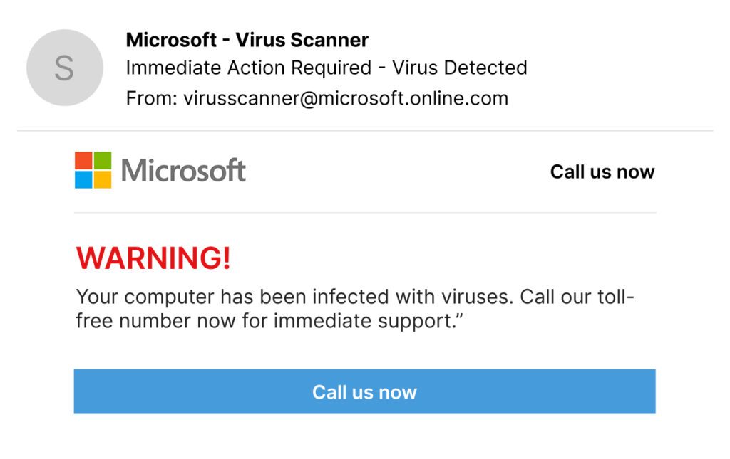 Estafas al soporte técnico - microsoft