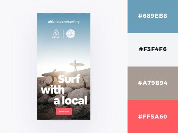 - psicología del color - airbnb 1 600x448 1 - branding