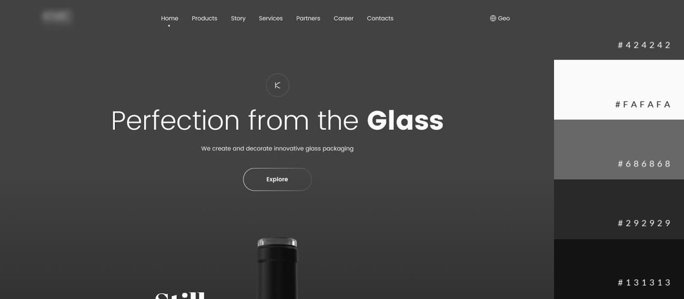 - web minimalista - color scheme minimal 2 - ux/ui
