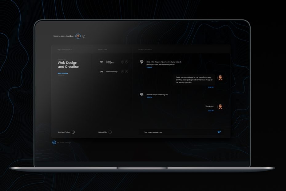 Tendencias de diseño web en modo oscuro