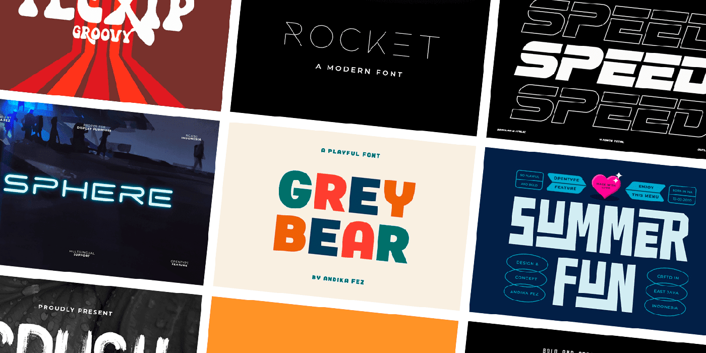 - tendencias tipográficas - creative fonts - ux/ui