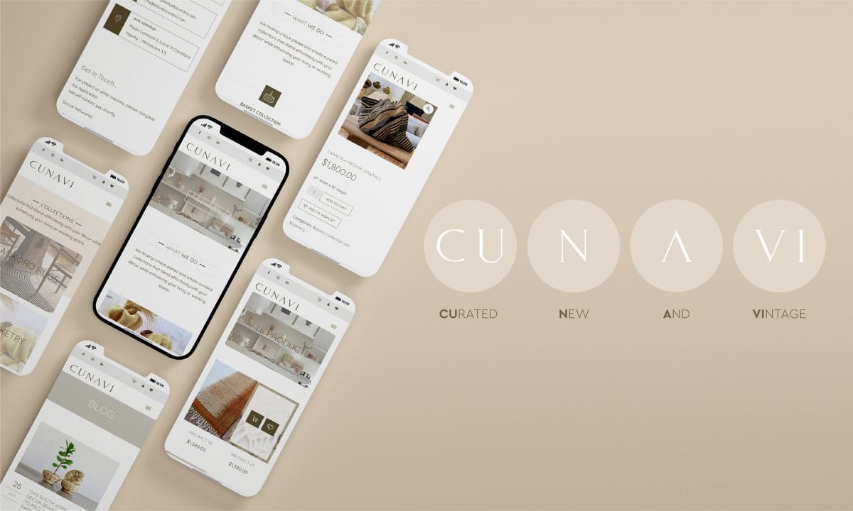 Cunavi - Caprice Organic - Ui/Ux - caprice organic - portada cunavi 2 - branding