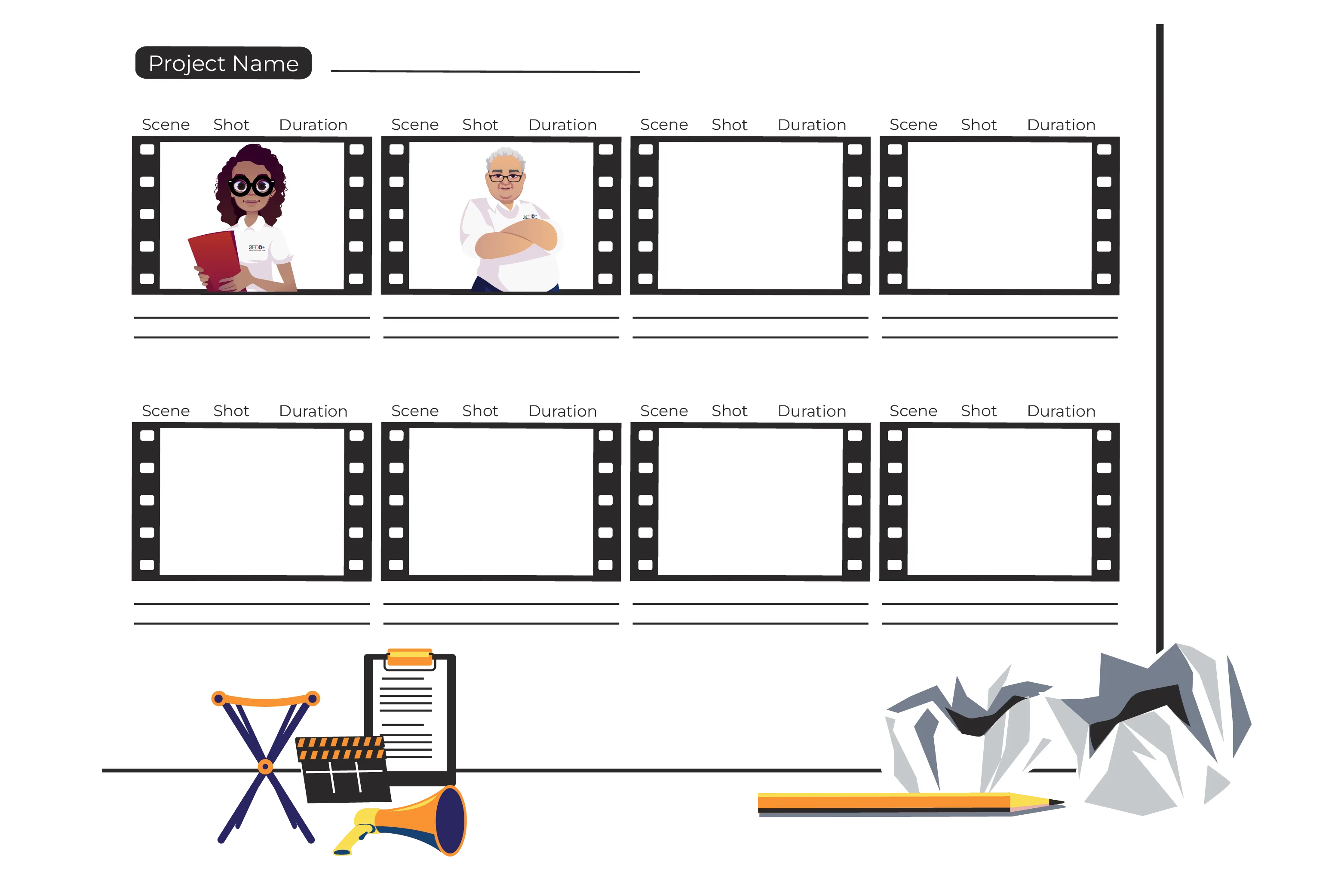 Proyecto Redd+ República Dominicana - Motion Graphics - Yzzy Agency - Ui/Ux Design - motion graphics - story board 01 - yzzy agency - web design