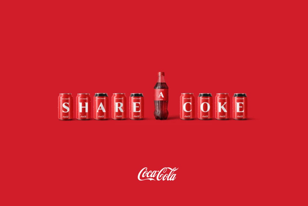 - campañas publicitarias - cocacola share a coke - ux/ui