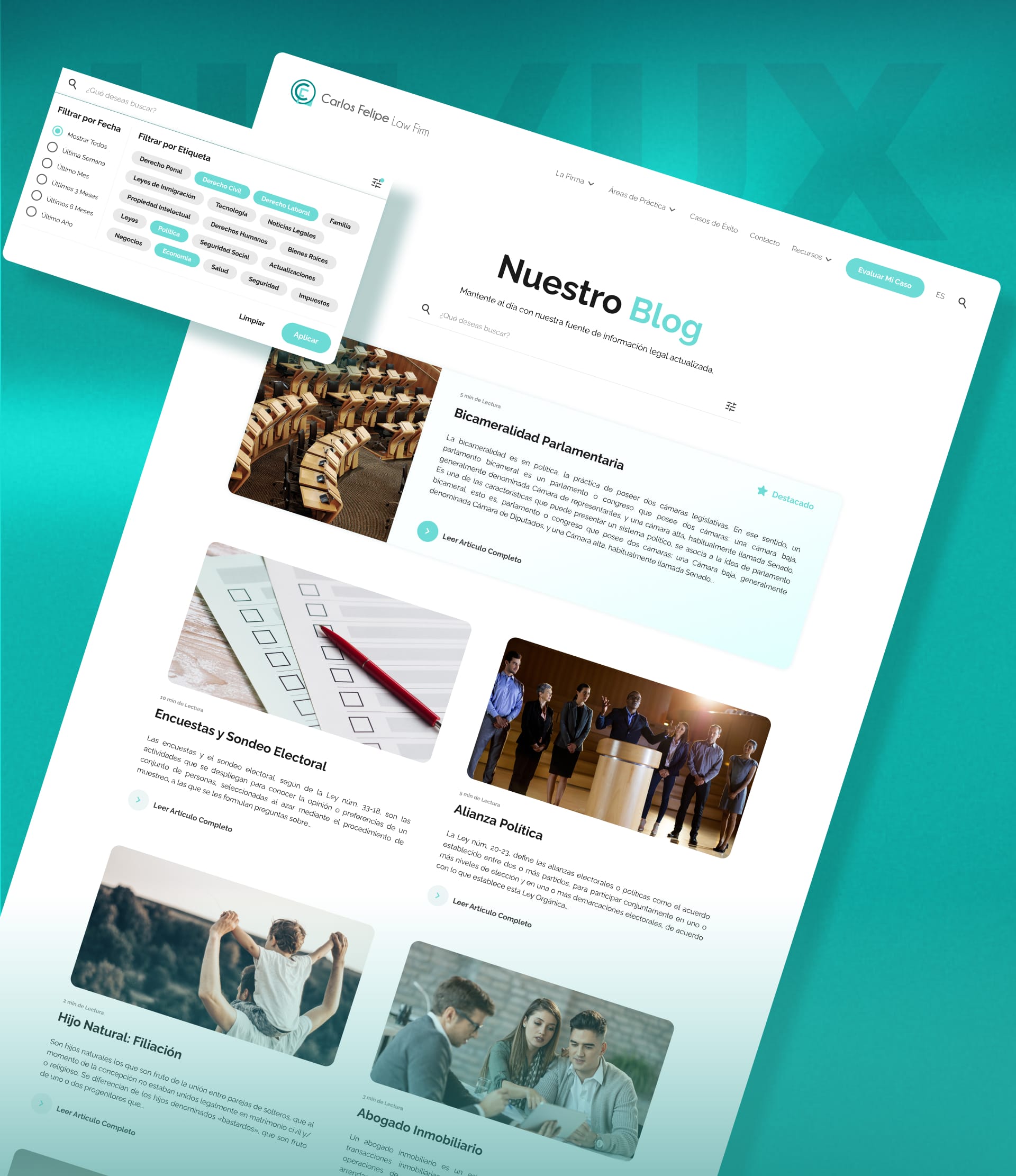 Carlos Felipe Law Firm - Carlos Felipe Law Firm - Web Design - carlos felipe law firm - blog c - ux/ui