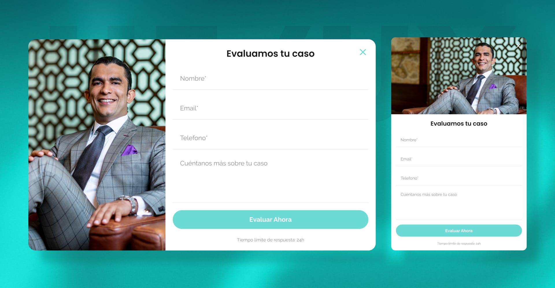 Carlos Felipe Law Firm - Carlos Felipe Law Firm - Web Design - carlos felipe law firm - cta action popup - ux/ui