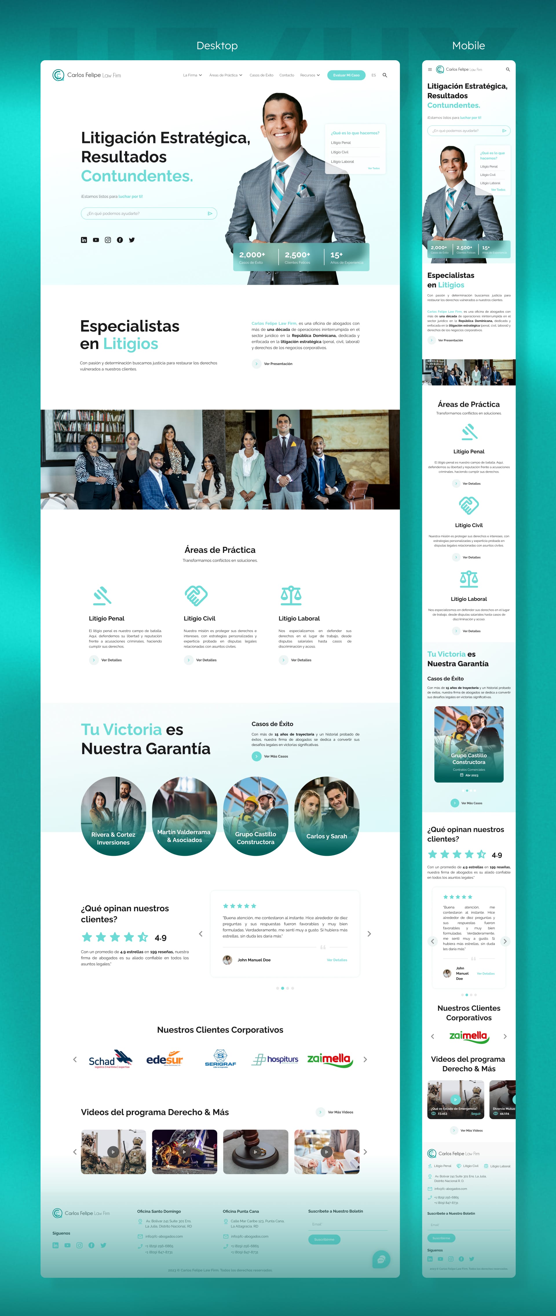 Carlos Felipe Law Firm - Carlos Felipe Law Firm - Web Design - carlos felipe law firm - responsive design c - ux/ui