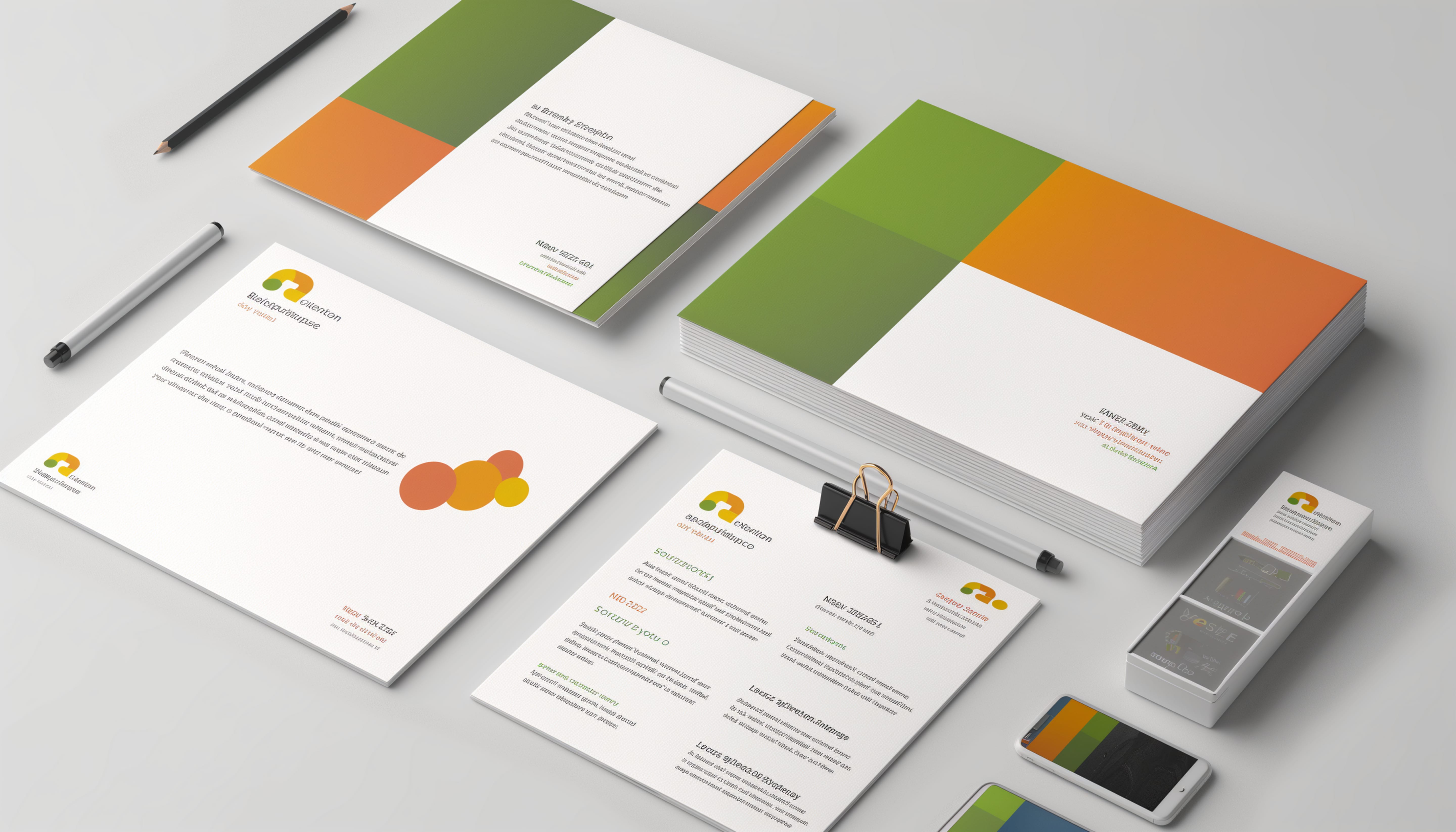 - brand identity - minimalist stationary set branding design - branding