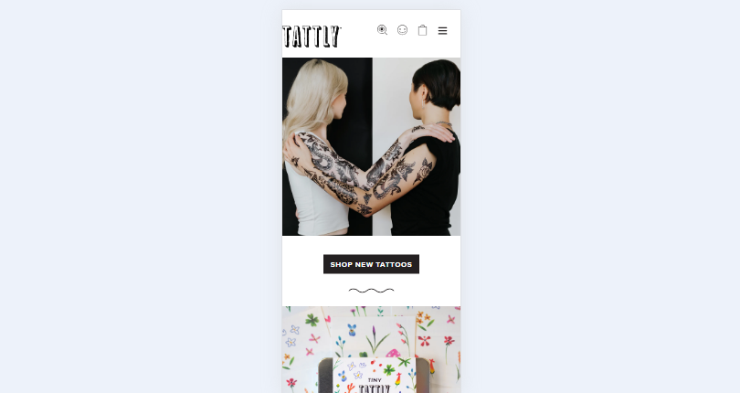 - responsive design - tatty responsive - branding