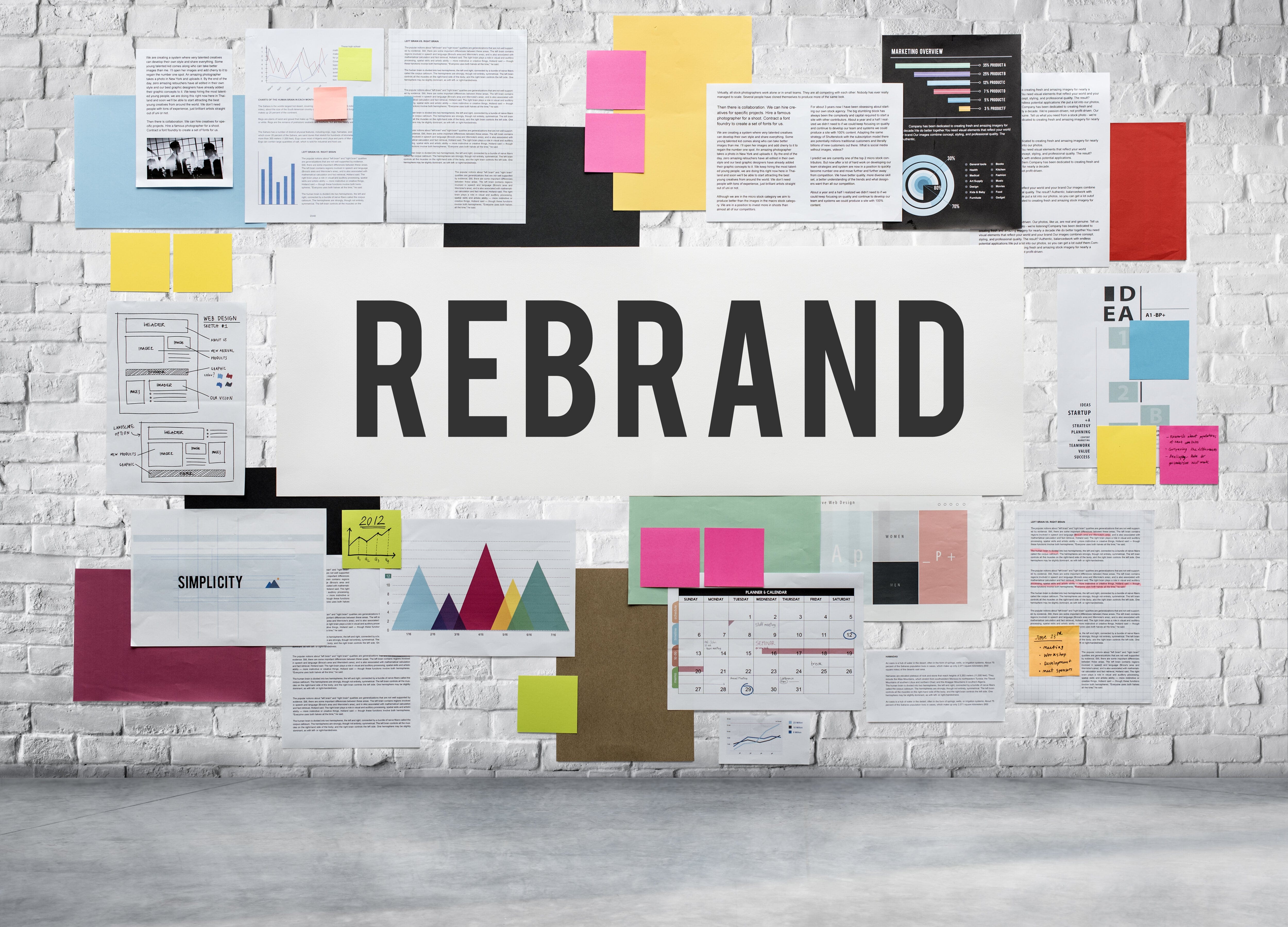 Estudio De Casos: Historias De Éxito De Rebranding De 2024 - Rebranding - Web Design - rebranding - documents paperwork business strategy concept 1 - branding