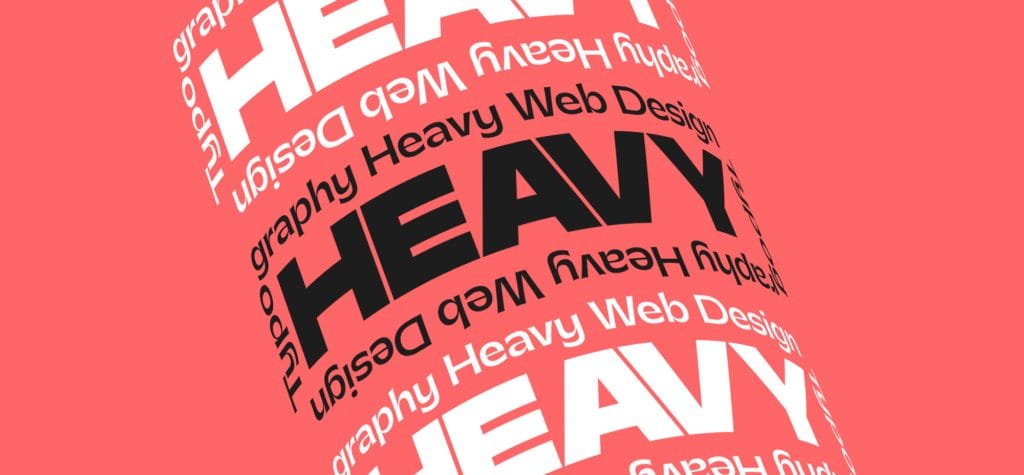 - clics - typography heavy cover - web design