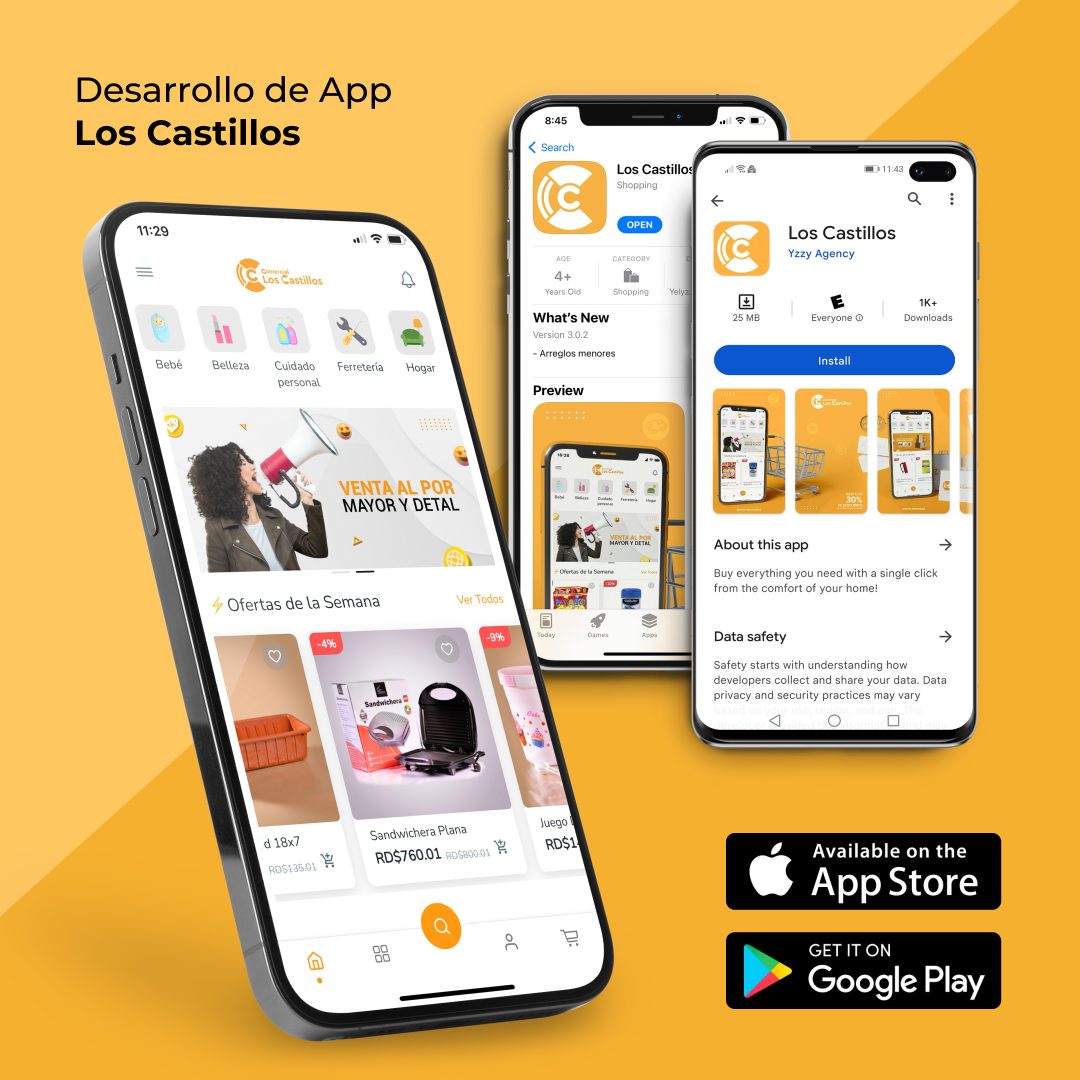 A group of cell phones