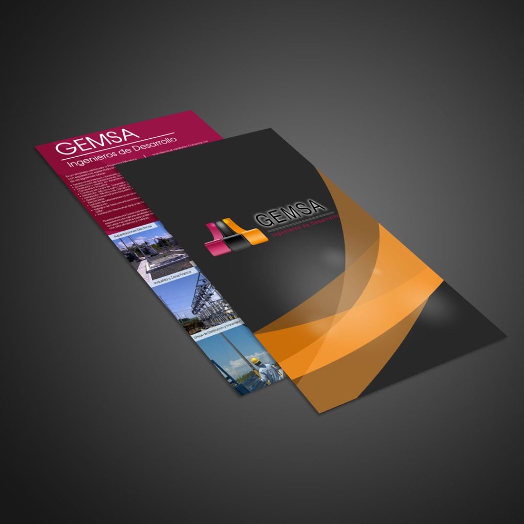 A close-up of a brochure